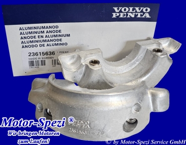 Volvo Penta Aluanode für Saildrive 130 und 150, original 23615636, 22651246, 22651247